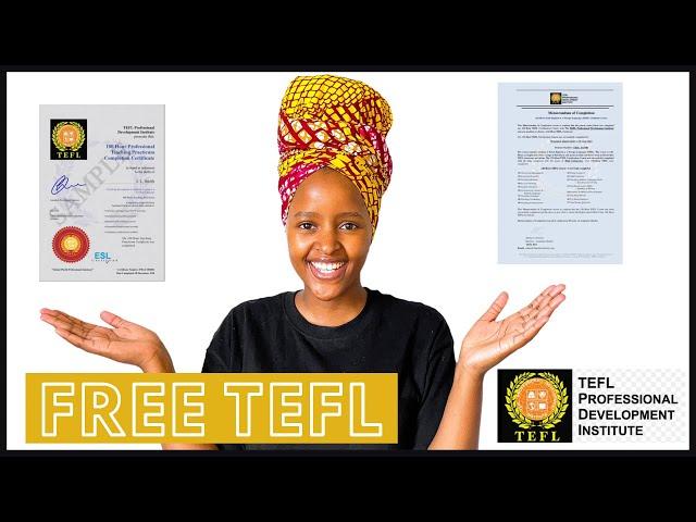 Free TEFL Certificate | Teaching English Online