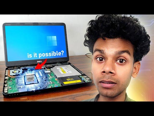 Upgrading my 12 years old laptop CPU i3 to i7 !!