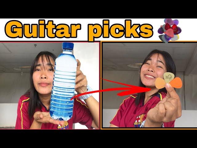 How to make Guitar Picks in an easy ways/ DIY guitar picks