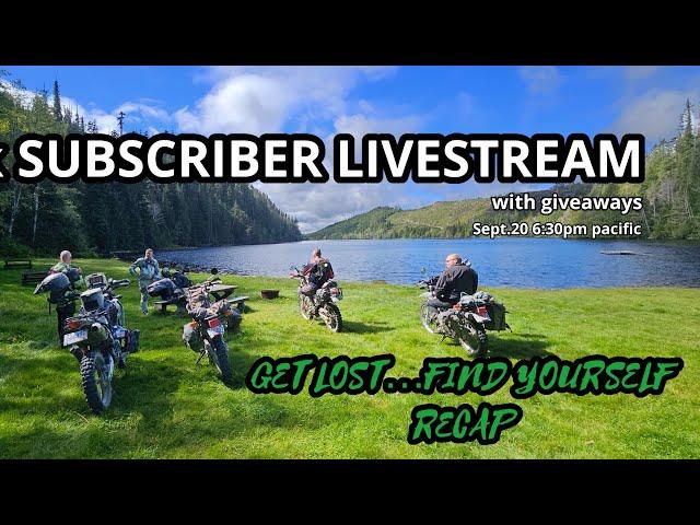 10k Livestream & Get Lost...Find Yourself recap