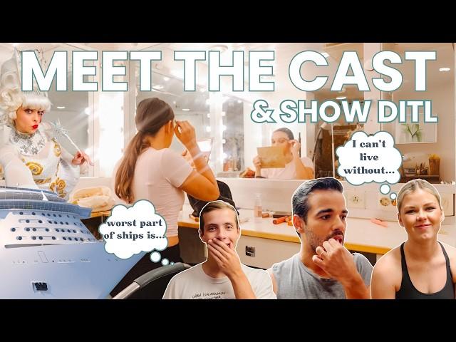 What a Show Day is REALLY like as a Cruise Ship Singer & Meet the Cast!