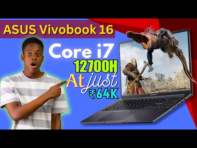 ASUS Vivobook 16 Laptop Review In Hindi 2024 | Buy Or Not | Core i7-12700H + IPS Level Panel ₹65,000