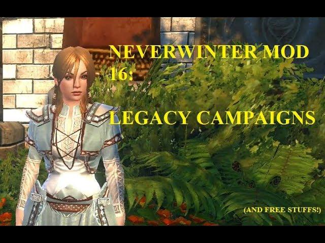 Neverwinter Mod 16: How to upgrade companions to Legendary (for freeeeee?)