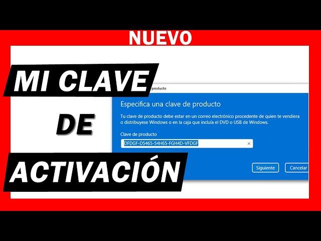  Cómo SABER la CLAVE de Licencia de  Windows 11, 10 | Cómo EXTRAER la CLAVE de producto de mi Pc