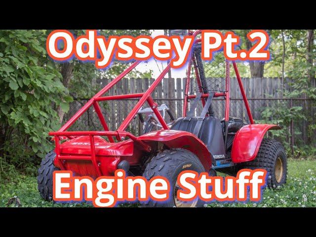 Honda Odyssey FL250 Restoration Pt.2 #honda #dirtbike #gokart #2stroke #offroad #fourwheeling #atv