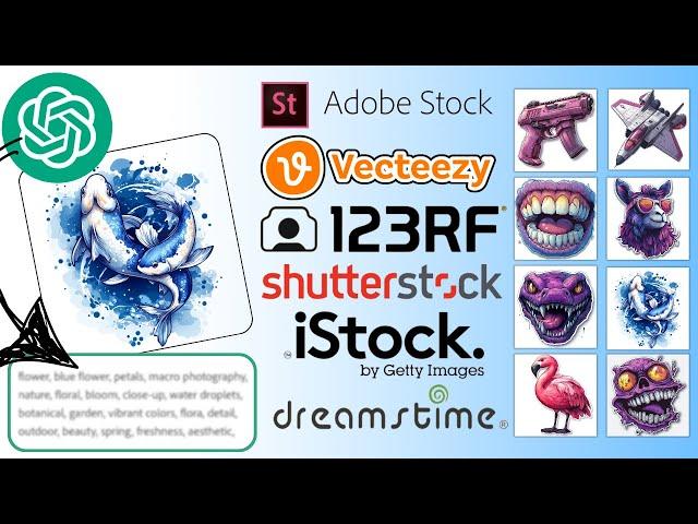 INSTANTLY Tag Stock Photos With Ai  tutorial(Adobe stock, Vecteezy, 123rf, Freepik, Shutterstock)