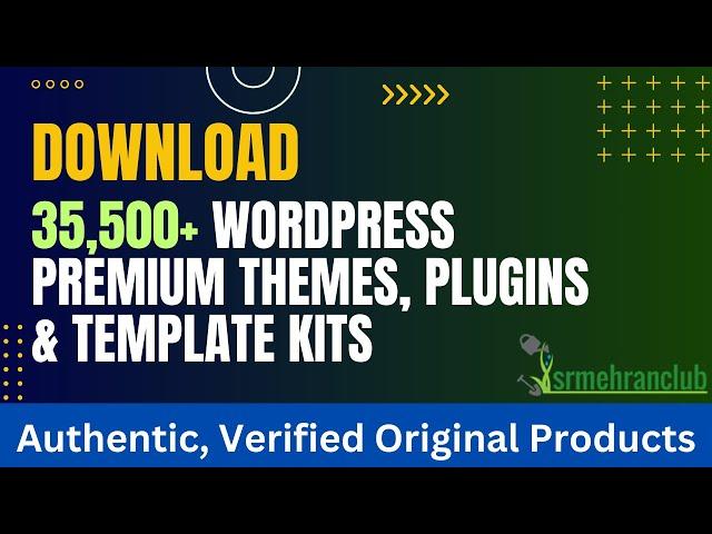 Download Premium Themes, Plugins & Template Kits | Best WordPress GPL Website | SrMehranClub Review