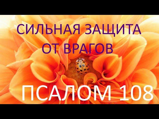 Очень Сильная Молитва  Защита от Врагов. Псалом 108.