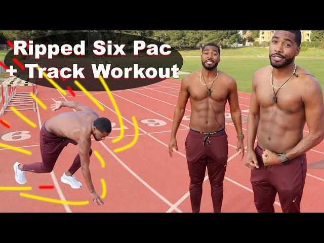 Marathon Track Workout + How I Got my Six Pac Back Ripped