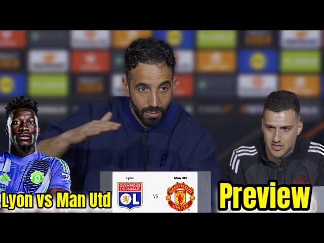 Ruben Amorim on Kobbie & Onana | Lyon vs Man Utd Europa League Preview!