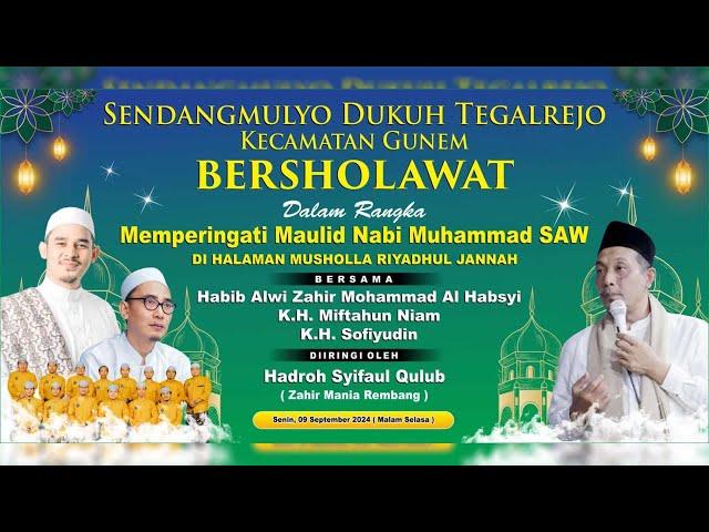 LIVE SENDANGMULYO DUKUH TEGALREJO BERSHOLAWAT - DALAM RANGKA MAULID NABI MUHAMMAD SAW1446 H