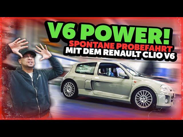 JP Performance - V6 POWER! Spontane Probefahrt im RENAULT CLIO V6