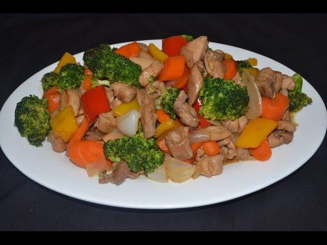 Receta de pollo con brocoli.  Una deliciosa comida China