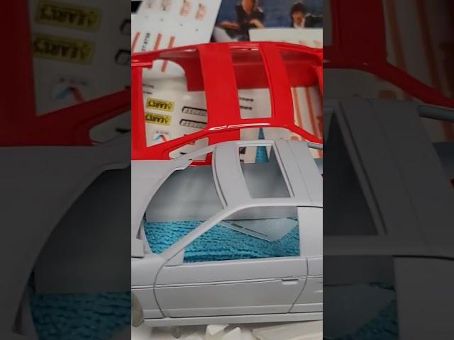 fiero triple build in full swing. mpc fiero gt in 1/25 scale