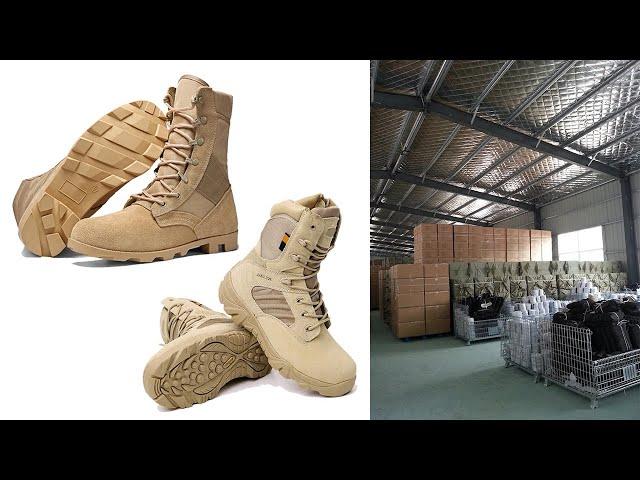 Professional production of tactical boots-Yuemai Outdoor Factory