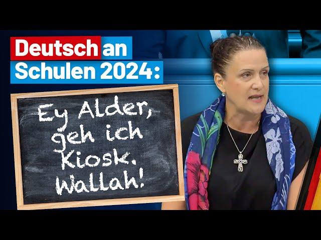 Migrationskrise: Wollen Sie Deutsch oder „Kanack“ sprechen?! Nicole Höchst - AfD-Fraktion Bundestag