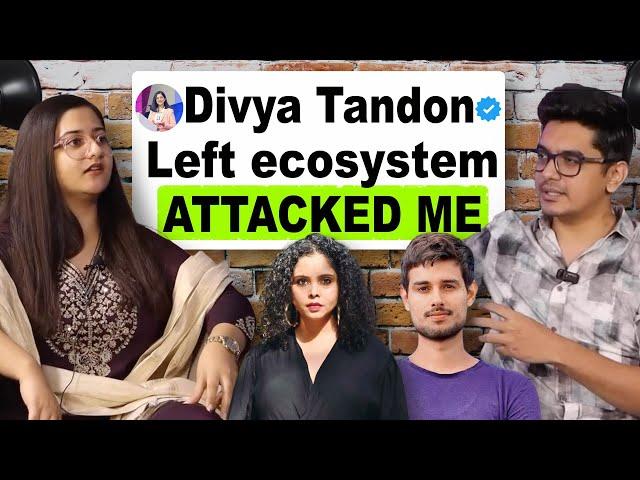 Divya Gandotra Tandon exposing left wing Ecosystem | How Left Ecosystem works | Rana Ayyub