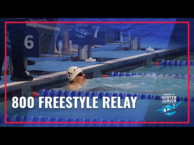 Men's 800 Free Relay A Final | 2022 Speedo Winter Junior Championships East