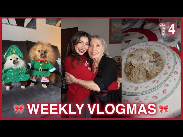 WEEKLY VLOGMAS #4  I open Christmas gifts, recipes & family | MelissaTani