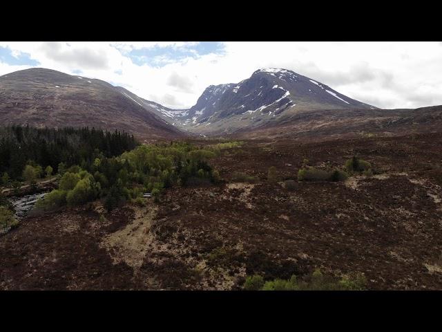 Ben Nevis Scotland, drone 4k