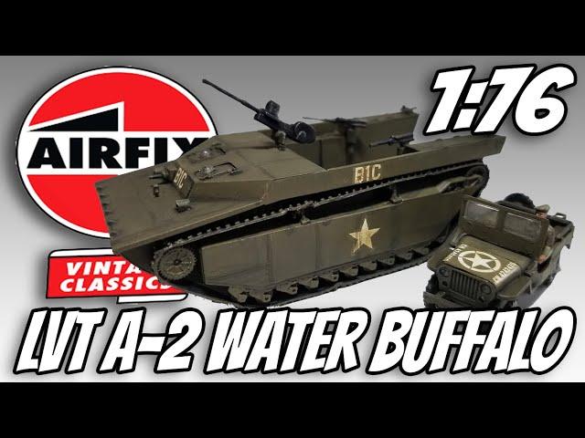 Airfix Vintage classics 1:76 Buffalo and Willys Jeep Full Build and Review