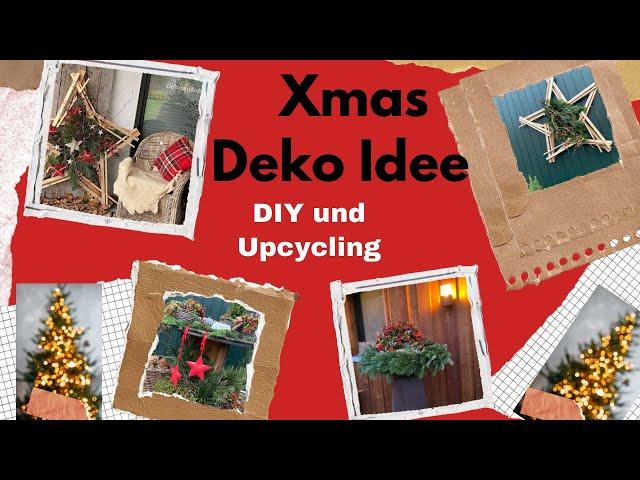 Weihnachtliche Outdoor Gestaltung, ländlich,  rustikal und natürlich ️DIY * UPCYCLING