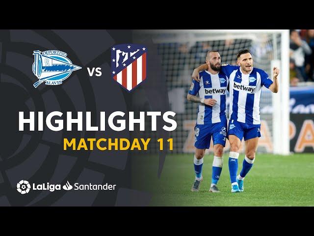 Highlights Deportivo Alavés vs Atlético de Madrid (1-1)