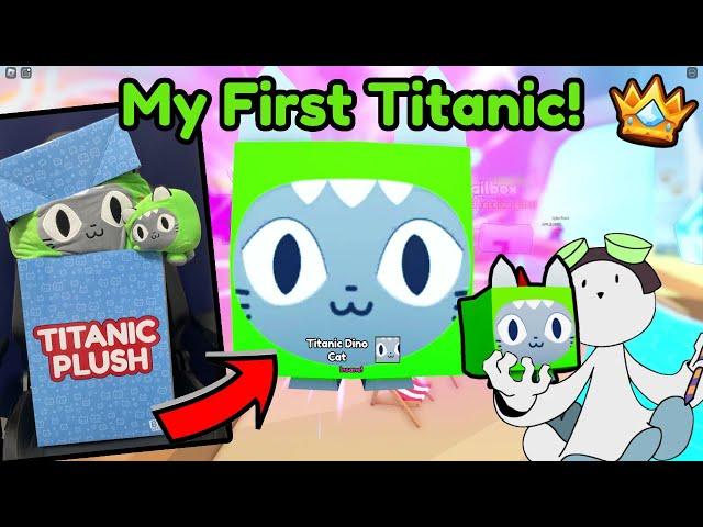  I FINALLY Got My First Titanic Pet In Pet Simulator 99... 