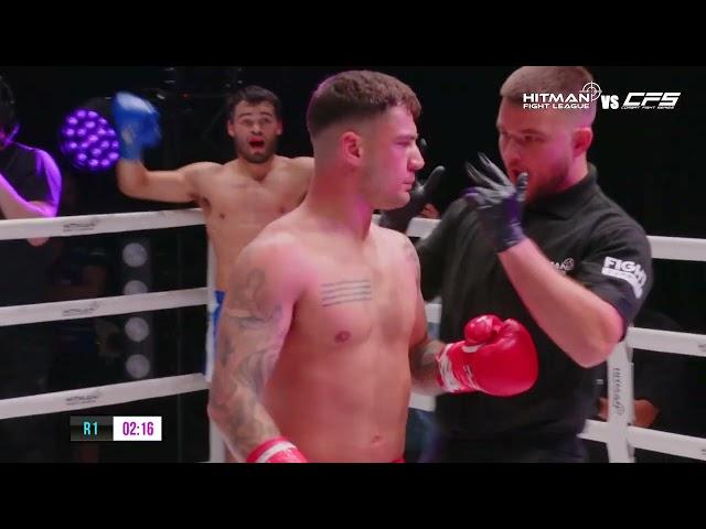 tom Kirk vs zeith mon CFS British k1 title 70kg