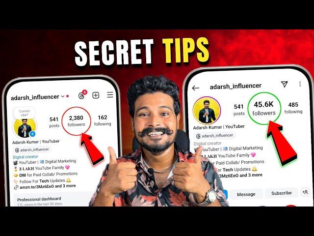 Get More Followers With These Secret Tips | How To Increase Followers On Instagram