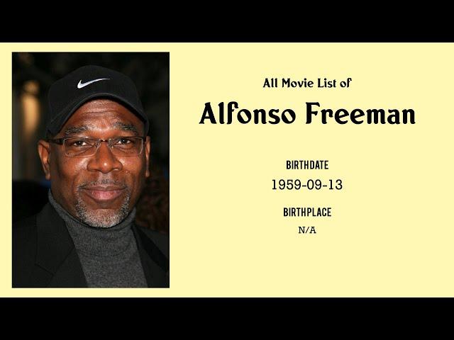 Alfonso Freeman Movies list Alfonso Freeman| Filmography of Alfonso Freeman