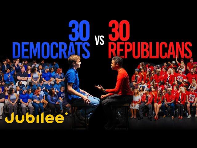 60 Republicans vs Democrats Debate the 2024 Election | Middle Ground