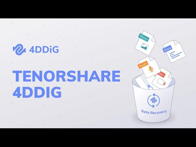 Tenorshare 4DDiG- The Best Data Recovery Software for Windows and  Mac |Support USB/SD Card, etc