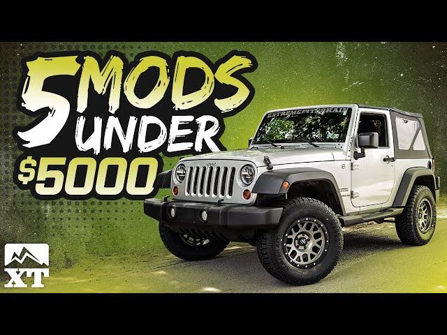 Build Your Jeep Wrangler JK on a Budget - 5 Mods Unders $5000!