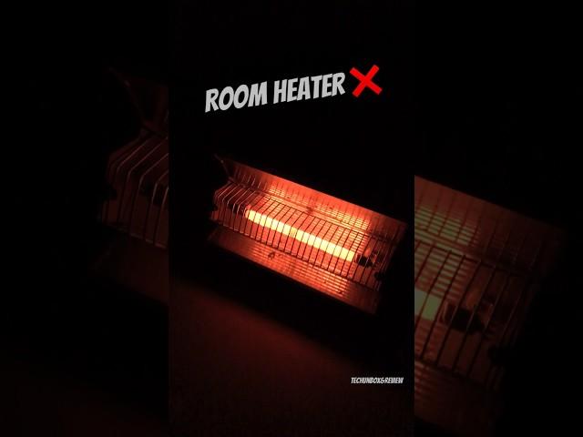 Don’t use room heater in close room  it’s very dangerous ️#viral #facts #shorts #winter