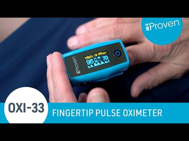 iProven OXI-33 Pulse Oximeter with OLED display