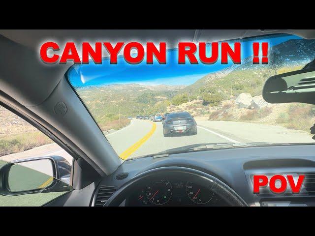 I TOOK MY TSX TO A CANYON RUN !! POV