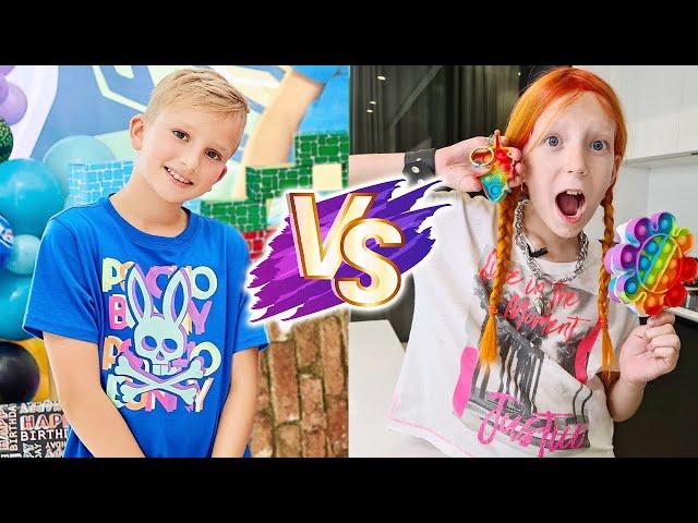 Milana Filimonova VS Vlad.super.Vlad (Vlad and Niki) Natural Transformation  2023 | From 0 To Now