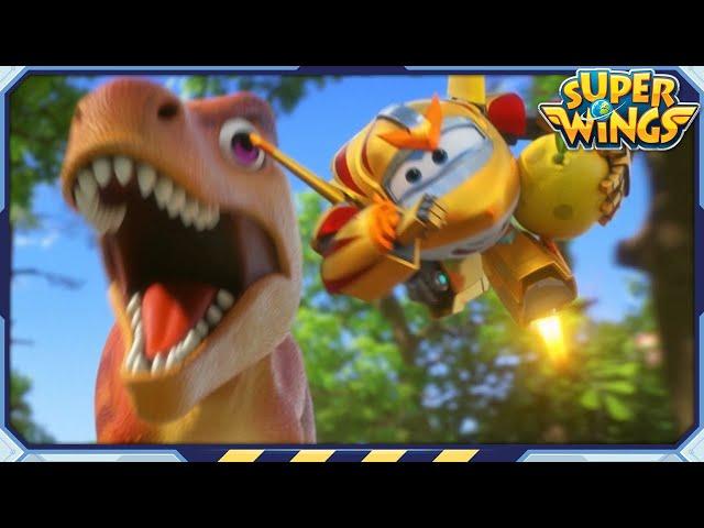 [SUPERWINGS Best Episodes] Dino… It's a Dinosaur! | Best EP45 | Superwings | Super Wings