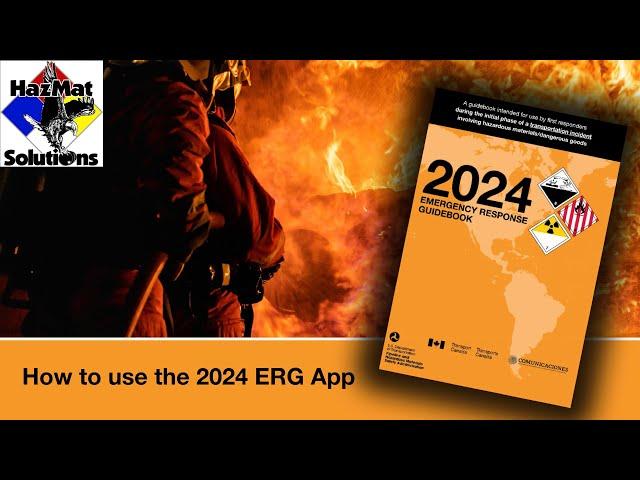 2024 Emergency Response Guidebook Video