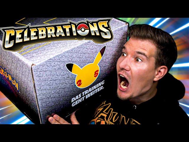 Wir öffnen ein XXL Pokémon Celebrations Paket!  Opening