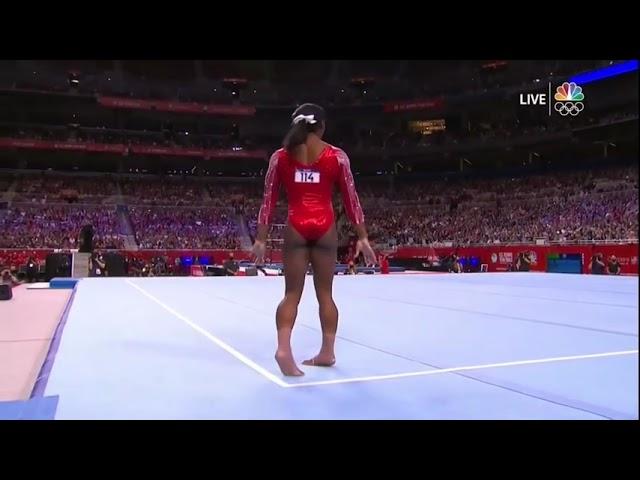 Simone Biles Floor 2021 Olympic Trials Day 2