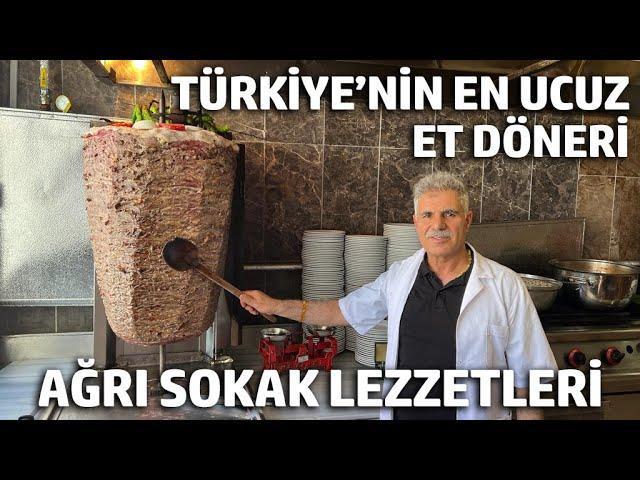 AĞRI SOKAK LEZZETLERİ | TÜRKİYE'NİN EN UCUZ EN DÖNERİNİ BULDUM | AĞRI YÖRESEL LEZZETLER