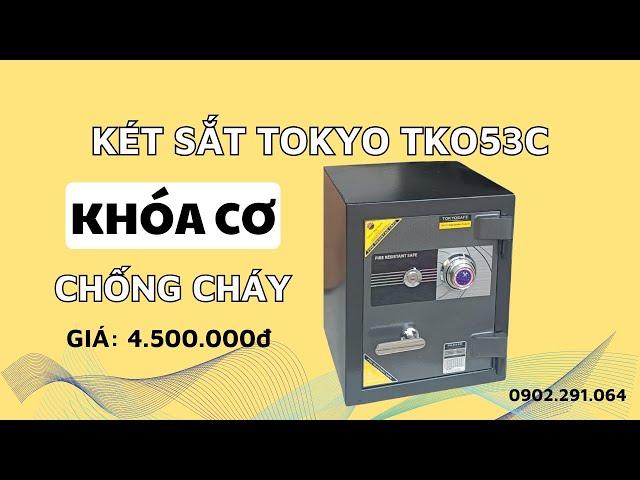 Mua két sắt ở đâu tốt tại tphcm TOKYO TKO53C KHÓA CƠ | Địa chỉ bán két sắt tại huyện củ chi, nhà bè