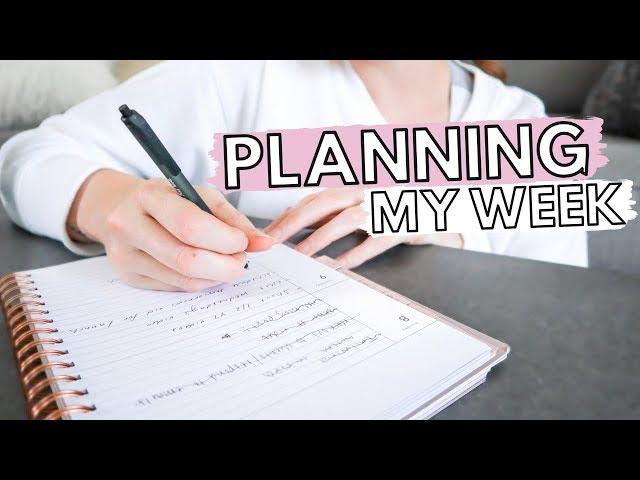 HOW I PLAN MY BLOGGING WORK WEEK: The strategy I use to be productive & GET MORE DONE in less time