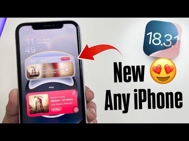 iOS 18.3.1 New Secret Hidden Features - iPhone New Music UI Widget - Enable Now Any iPhone