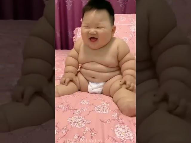 Fat Baby Laughing #laughingbaby #laugh #laughing #cute #cutebaby #shorts  #fatbaby #funny #fyp #fypシ