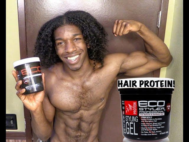 ECO Styler PROTEIN Styling Gel Wash and Go| Strong Defined Natural Hair!