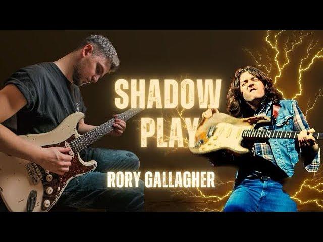 Rory Gallagher - Shadow Play [ FULL GUITAR COVER ] | Vintage Icon V6 Relic White |