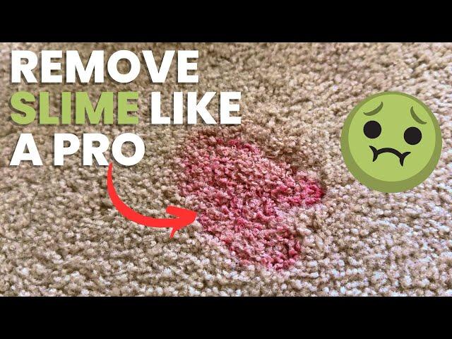 Red slime removal by a pro!